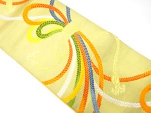 アンティーク　組紐模様織り出し袋帯（材料）